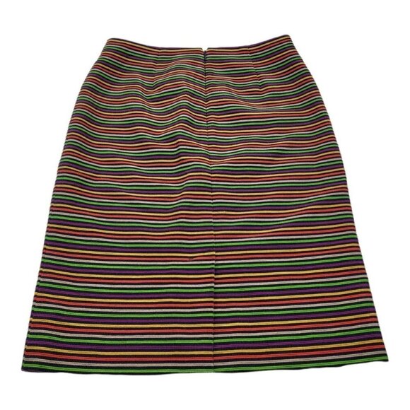 Talbots Skirt Womens Size 4 Multicolored  pencil Casual Rainbow Party Career - Picture 6 of 7